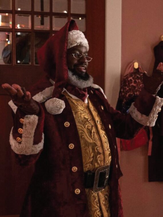 Dashing Through the Snow Santa Claus Coat