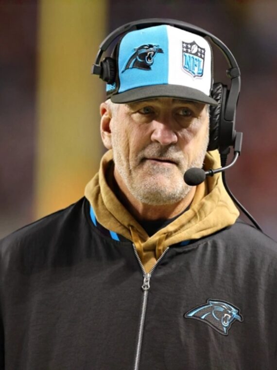 Frank Reich Carolina Panthers Bomber Jacket