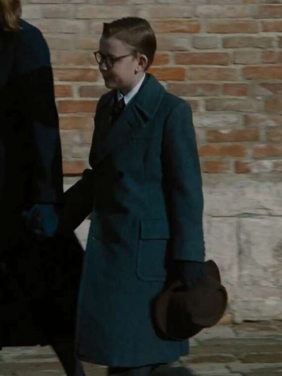 A Haunting in Venice 2023 Jude Hill Wool Coat