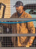 Mr. Clay The Beekeeper 2024 Brown Jacket