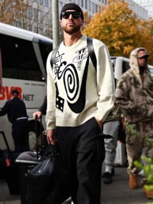 Nike X Stussy Travis Kelce White Sweater