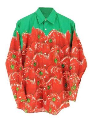 Noel Fielding The Great British Bake Off Tomato Printed Shirt