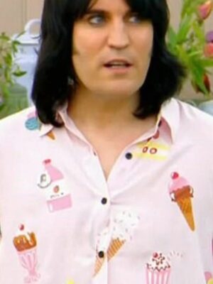 The Great British Bake Off Noel Fielding Ice Cream Printed Shirt