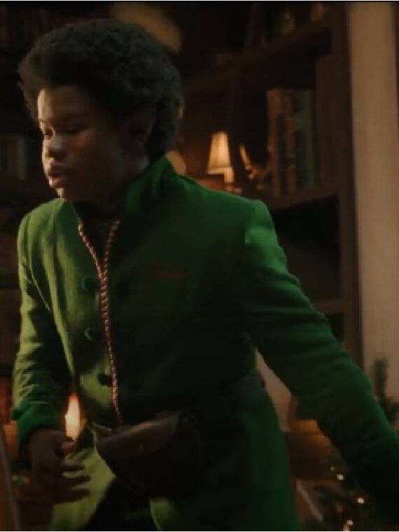 The Santa Clauses S02 Devin Bright Green Coat