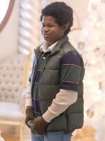 The Santa Clauses S02 Devin Bright Green Puffer Vest