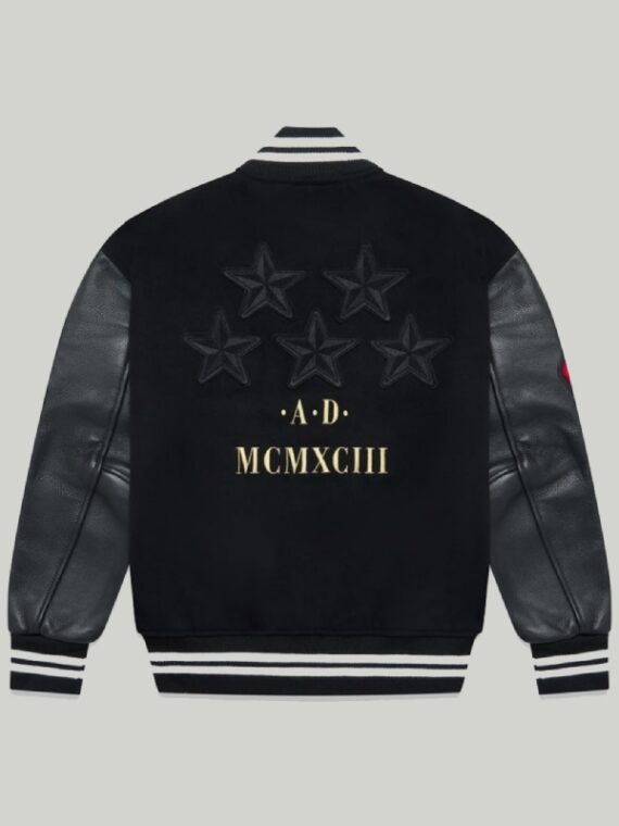 OVO Sotto Sotto Black Varsity Jacket