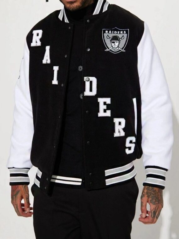 Oakland Raiders Varsity Jacket
