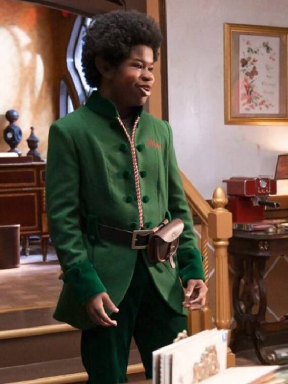 The Santa Clauses S02 Devin Bright Green Coat