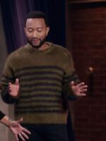The Voice John Legend Striped Sweater