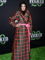 Wicked Idina Menzel Plaid Coat