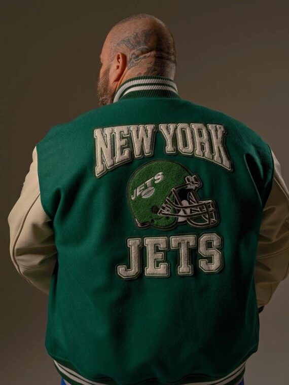 Action Bronson New York Jets OVO Green Jacket