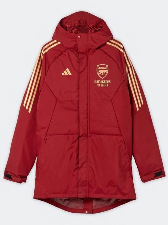 Arsenal Red Parka Jacket