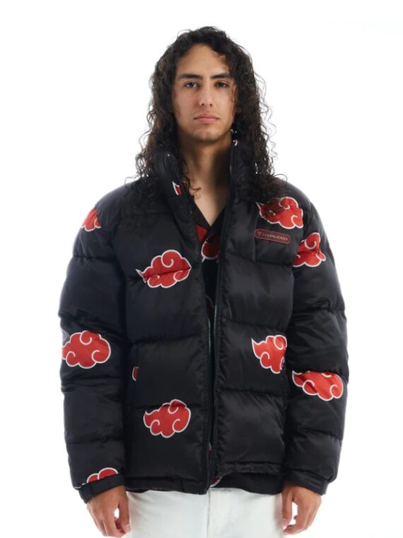 Naruto Akatsuki Puffer Jacket