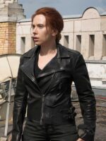 Black Widow 2021 Natasha Romanoff Motorcycle Jacket