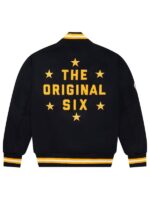 Boston Bruins OVO Black Varsity Jacket