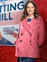 Christmas In Notting Hill 2023 Sarah Ramos Pink Coat