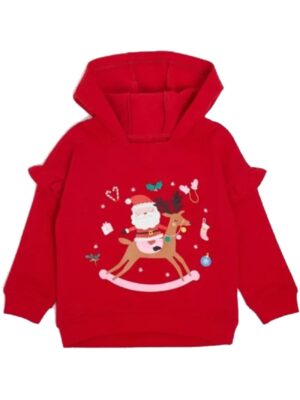 Christmas Santa Claus Red Hoodie