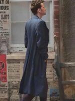 Doctor Who S14 David Tennant Blue Trench Coat