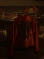 Drake Polar Opposites Red Leather Jacket