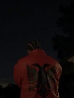 Drake Polar Opposites Red Leather Jacket