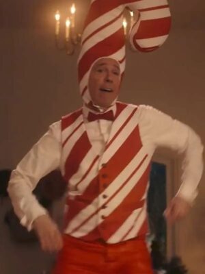 Ed Helms Movie Family Switch 2023 Bill Christmas Vest