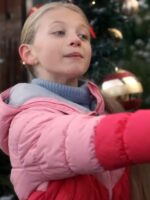 It’s A Christmas Thing 2023 Amelia Harrison Pink Puffer Jacket