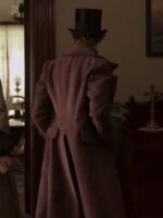 The Artful Dodger 2023 Thomas Brodie-Sangster Maroon Coat