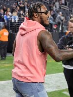 Josh Jacobs Dior Oversized Sleeveless Hooded Sweatshirt