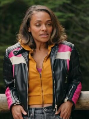 Virgin River S05 Kandyse McClure BlackPink Biker Jacket