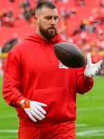 KC Travis Kelce 87 Red Hoodie