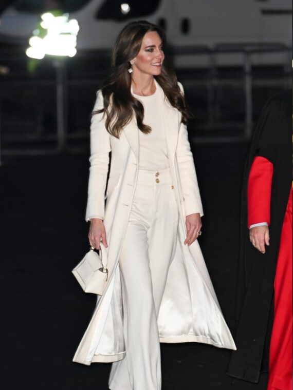 Kate Middleton White Coat