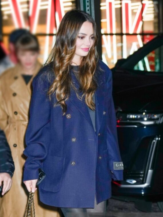 Keleigh Sperry Navy Coat