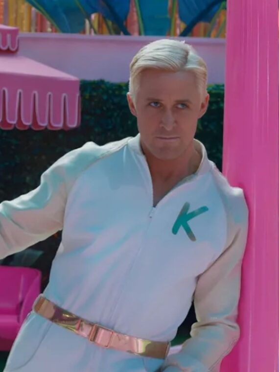 Barbie 2023 Ryan Gosling White Jumpsuit