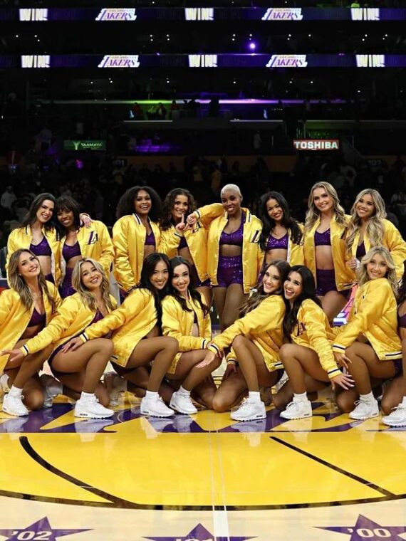 LA Lakers Girls Varsity Jacket