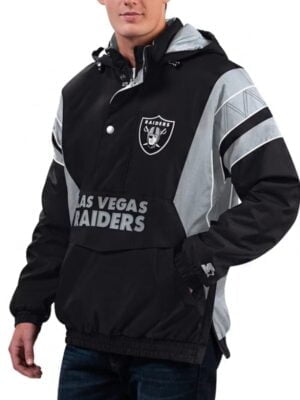 Las Vegas Raiders Home Team Half-Zip Jacket