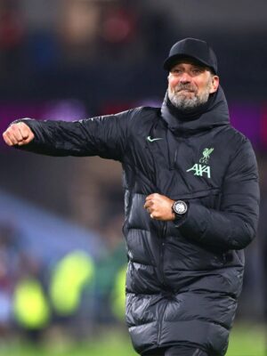 Liverpool FC Strike Down Black Puffer Hooded Jacket