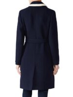 Meghan Markle Navy and White Coat