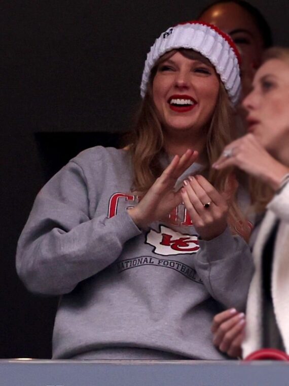 Taylor Swift Kansas City Chiefs Grey Sweatshirt