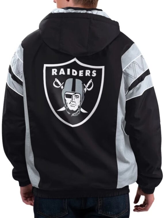 Las Vegas Raiders Home Team Half-Zip Jacket