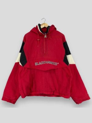 Vintage 90s Chicago Blackhawks Bomber Jacket