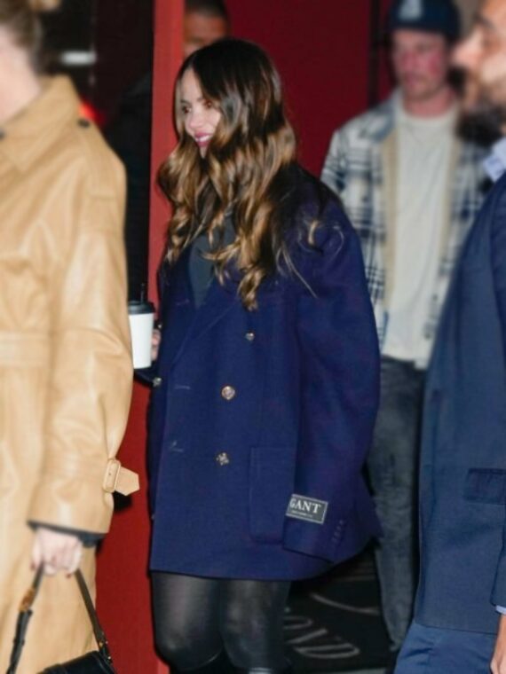 Keleigh Sperry Navy Coat