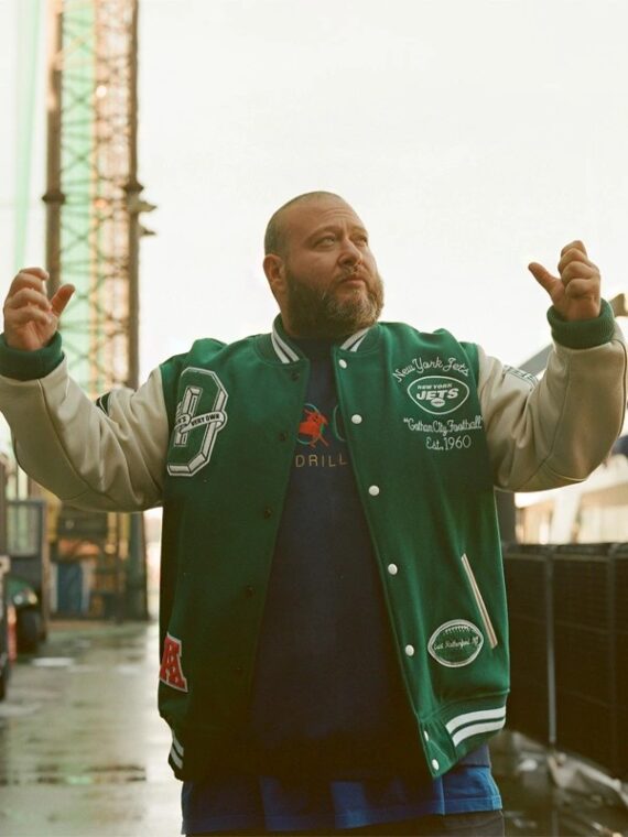 Action Bronson New York Jets OVO Green Jacket