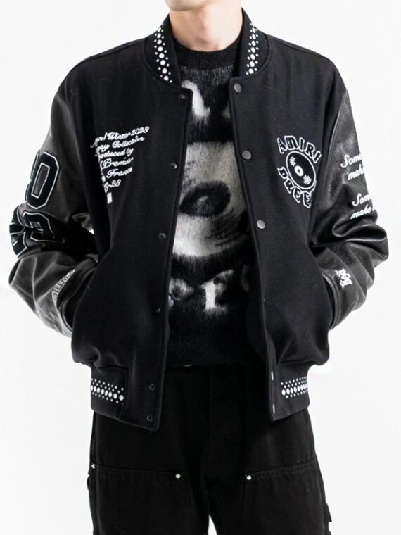 Patrick Mahomes Amiri Black Bomber Jacket