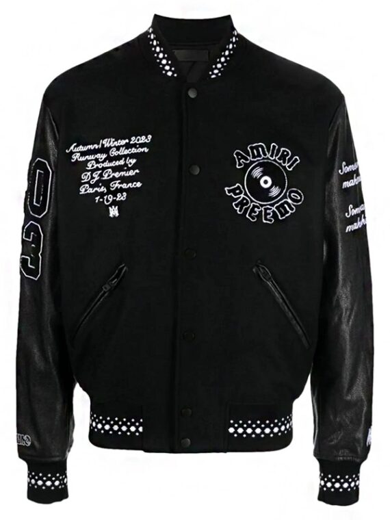 Patrick Mahomes Amiri Black Bomber Jacket