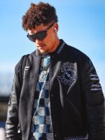 Patrick Mahomes Amiri Black Bomber Jacket