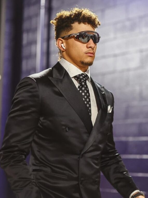 Patrick Mahomes Black Suit