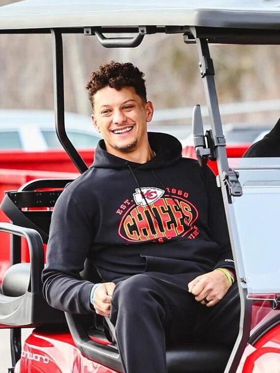Patrick Mahomes KC Chiefs Black Hoodie