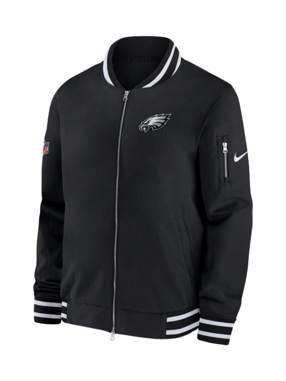 Philadelphia Eagles Sideline Coach Bomber Jacket