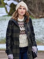 Rescuing Christmas 2023 Rachael Leigh Cook Plaid Coat