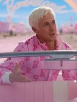 Barbie 2023 Ryan Gosling Pink Tracksuit